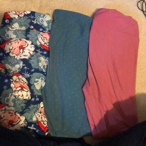 3 hardly worn TC lularoe leggings!